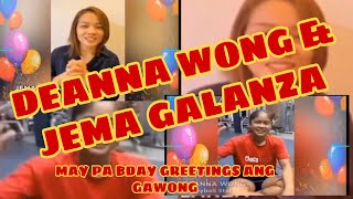 DEANNA WONG amp JEMA GALANZA  BIRTHDAY GREETINGS PARA KAY VIC SOTTO [upl. by Eudocia]