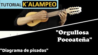 quotOrgullosa Pocoateñaquot Huayño en EmTutorial Charango Kalampeo Afinación Temple Diablo [upl. by Eecak]