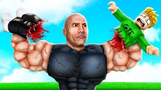 EpicDipic And I Make THE ROCK Angry In Roblox [upl. by Flosi]