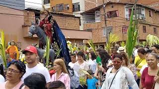 Procesión domingo de ramos  Catedral de Caldas Antioquia Colombia  Semana Santa 2023 procesiones [upl. by Meluhs392]