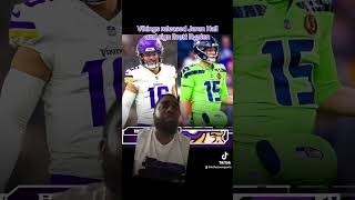 Vikings cut Hall amp sign Rypiennfl skol greenscreen sports minnesotavikings jarenhall espn [upl. by Inava]