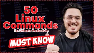 50 Linux Commands Every Developer Must Know 🔥 [upl. by Lund]