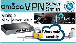 How to create a VPN server with TP Link Omada routers ER605 ER7206 IPsec  L2TP windows clients [upl. by Gurl]