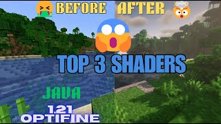 Top 3 Minecraft Shaders You Must Try in 121 Java Edition [upl. by Nelie]