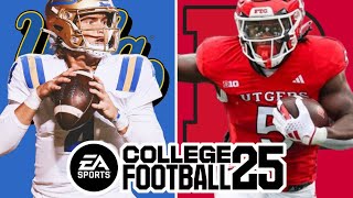 UCLA at Rutgers  Week 8 Simulation EA College Football 25 [upl. by Yatnuhs]