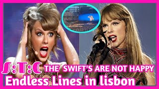 💥OMG Endless Lines in lisbon to see Taylor Swift A Beautiful Moment Comment Below if You Agree [upl. by Siron]