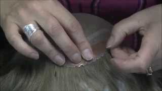 M100 How to apply mens hair piece using tape and glue [upl. by Annaes407]