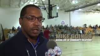 Sixers Open Practice for the Troops [upl. by Eniamraj835]