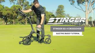 Stinger SG4 Crossover Remote Control Electric Golf Buggy  Instructional Video [upl. by Sadnak]