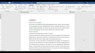 APAbronvermelding in MS Word [upl. by Eijneb996]