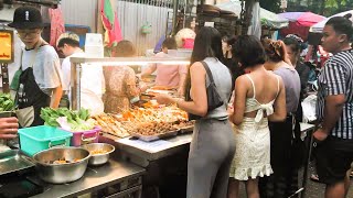 🇲🇲 Myanmar People Exploring Vibrant Street Food Culture in Yangon [upl. by Stedt298]