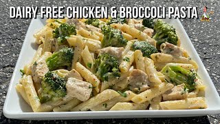 Dairy Free Chicken And Broccoli Pasta  How To Make Chicken And Broccoli Pasta  Dairy Free Recipes [upl. by Nolyd]