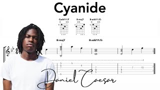 Cyanide Guitar Chords  Daniel Caesar [upl. by Bonnibelle]