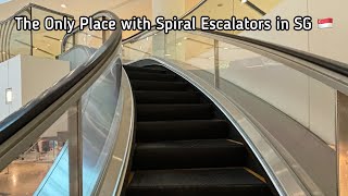 The only place with Spiral Escalators in Singapore [upl. by Jard]