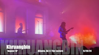 Khruangbin  August 10 Live in Atlanta  The Eastern 92924 [upl. by Ayahc]