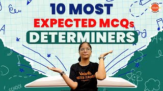 10 Most Expected MCQs from Determiners  CBSE Class 9 English Grammar Cbse2024 [upl. by Gerk]