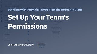 Set Up Your Tempo Teams Permissions [upl. by Sontag]