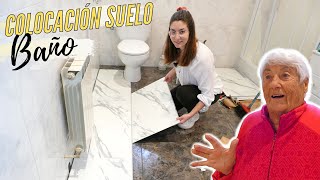 Instalar Piso VINILICO Para Principiantes  MEJOR QUE EL SUELO LAMINADO ¡Se puede mojar😱 [upl. by Ahsetra]