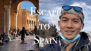 WINTER ESCAPE TO SPAIN 🇪🇸  Seville Cordoba Granada Malaga  VLOG [upl. by Asaeret]