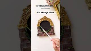 How to make vintage picture frame  DIY Frame  texture art [upl. by Eelarak]