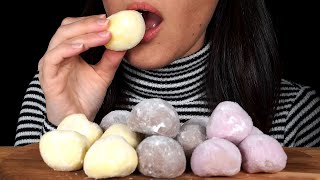 ASMR Vanilla Chocolate amp Strawberry Mochi Ice Cream No Talking [upl. by Ellis]