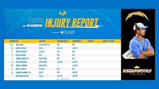 Los Angeles Chargers Injury Report  Brandon Staley Kellen Moore Quentin Johnston and MORE ‼️ [upl. by Hoehne468]