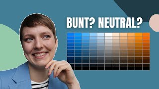 Bunt 🌈 vs neutral 🤎 Welcher Farbtyp bist du Teil 2 [upl. by Enilorac]