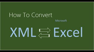 Microsoft Excel 2019  How To Import XML Data How to Convert XML file to Excel Worksheet  Part i [upl. by Ezarras695]