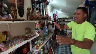 Cabarete Dominican Republic walking tour through downtown [upl. by Neelehtak717]