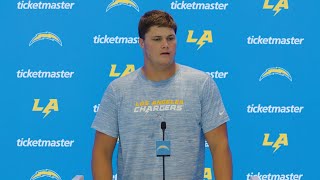 Joe Alt On First NFL Training Camp  LA Chargers [upl. by Knighton]