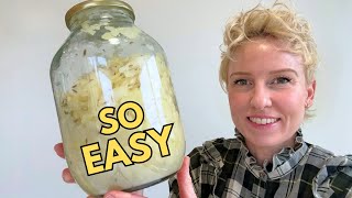 How To Make Sauerkraut  Health Benefits [upl. by Yllas]