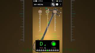 Shamisen Tuner  Android APP [upl. by Adnoryt]