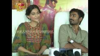 Exclusive Interview of Sonam Kapoor amp Dhanush on success of Ranjhana [upl. by Ecidnarb]