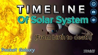 Timeline of Solar System in My Pocket Galaxy [upl. by Cleve]