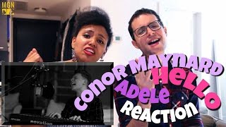 Conor Maynard cover of Adeles Hello Reaction [upl. by Aihtnis]