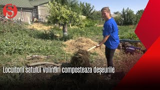 Locuitorii satului Volintiri își compostează deșeurile [upl. by Regnij]