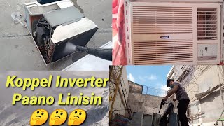 Koppel Aircon Window Type Inverter 15HP Cleaning [upl. by Al]