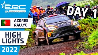 ERC Rally Highlights  Day 1  ERC Azores Rallye 2022 [upl. by Fenella812]