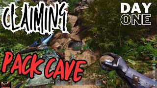 Raiding amp Claiming Pack Cave Day One Taking On The Server As A Duo  Ark Ascended [upl. by Constantine165]