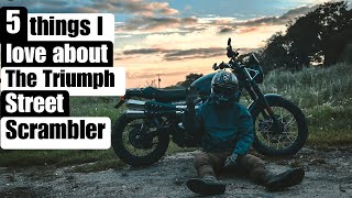 5 Things I love about my Triumph Street Scrambler  MotoVlog S1 Ep04 [upl. by Andros]