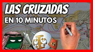 ✅La HISTORIA de las CRUZADAS en 14 minutos  La batalla por TIERRA SANTA [upl. by Iroak]