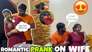 Romantic Prank  Gone Romantic❤️ beautiful wife prank  husband wife best prank  MrandMrsGautam [upl. by Courtnay]