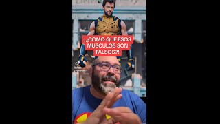 ¡¿CÓMO QUE LOS MÚSCULOS DE HUGH JACKMAN SON FALSOS [upl. by Edward]