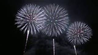 Super Beautiful fireworks in Japan  Oomagari Akita [upl. by Amory]