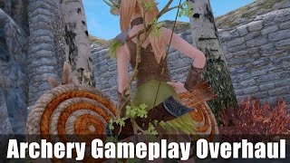 Skyrim Mod Showcase Archery Gameplay Overhaul [upl. by Linskey675]