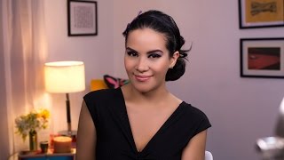 Tutorial de maquillaje con Mytzi Cervantes ojos oscuro intenso para fiesta de noche [upl. by Ilime988]