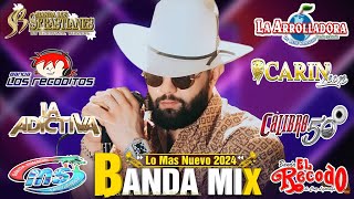 Carin Leon Banda MS Espinoza Paz Christian Nodal La Adictiva  Las Mas Sonadas Con Banda 2024 [upl. by Alford]