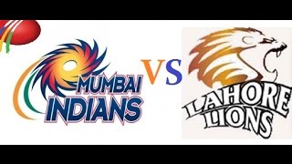 Lahore Lions V Mumbai Indians Full Match Champions League Twenty20  2014 [upl. by Ahpla]