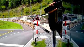 MY GOLDEN PASS TRAIN JOURNEY FROM MONTREUX TO ZWEISIMMEN SWISS ALPS [upl. by Nagrom252]