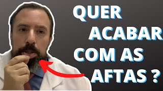 O que causa afta na boca Como acabar com afta [upl. by Aniluap]